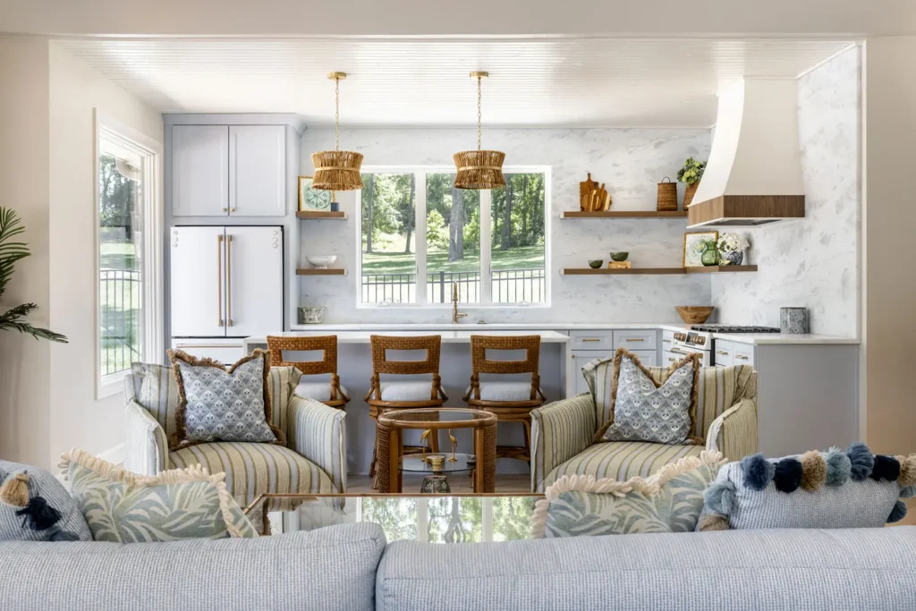 Pool house living area with kitchen - Ozark, MO