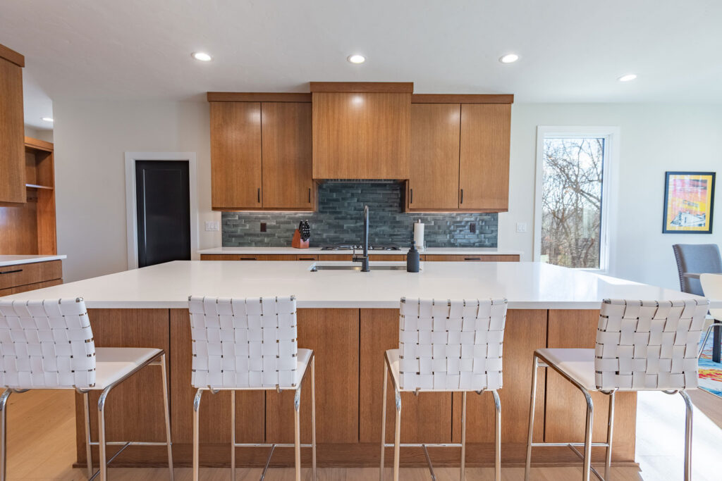 Kitchen island with bar seating - Rogersville, MO